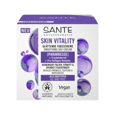 Crema día alisadora Skin vitality Sante