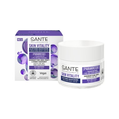 Crema nit allisadora Skin vitality Sante