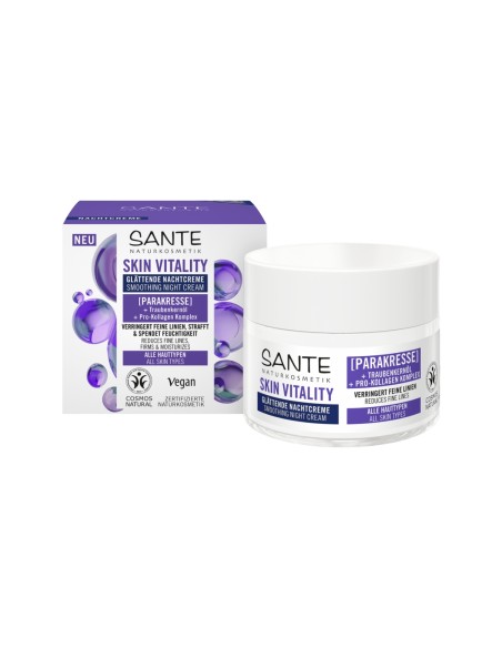 Crema noche alisadora Skin vitality Sante