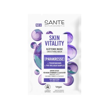 Mascarilla facial alisadora skin vitality sante