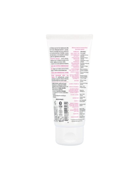 Crema familiar hidratante 24h piel sensible y reactiva SO’BiO étic