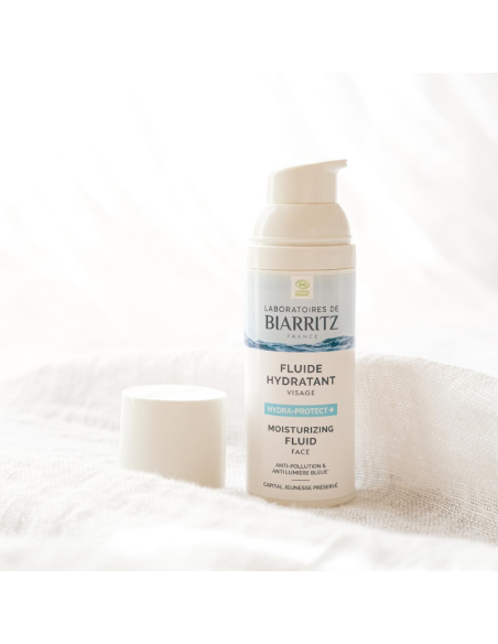 Fluid facial hidratant Hydra protect+ Biarritz