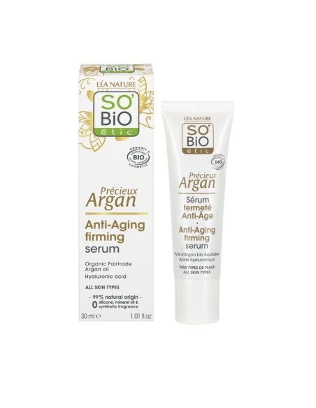 Sérum reafirmante antiedad ácido hialurónico & argan Bio SO'BiO étic