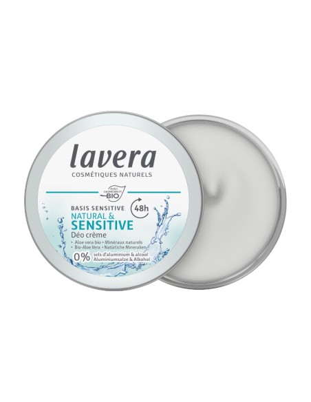 Desodorante natural crema 48h Basis Sensitive lavera