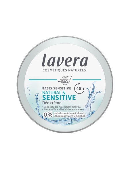 Desodorante crema 48h Basis Sensitive lavera