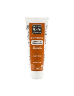 Pasta de dientes Frescor especiado cúrcuma jengibre NaturaBIO Cosmetics