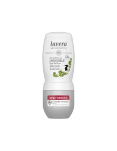 Desodorante natural roll-on 48h Invisible & Natural lavera