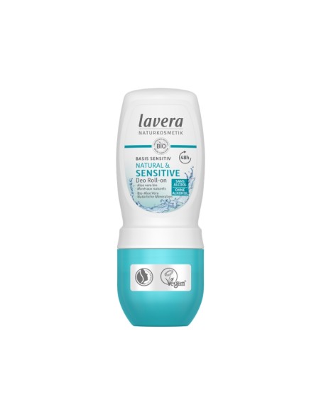 Desodorant Roll-On 48H Basis Sensitiv & Natural lavera