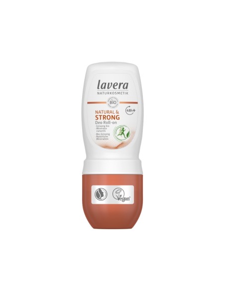 Desodorant roll-on 48h+ Strong & Natural lavera