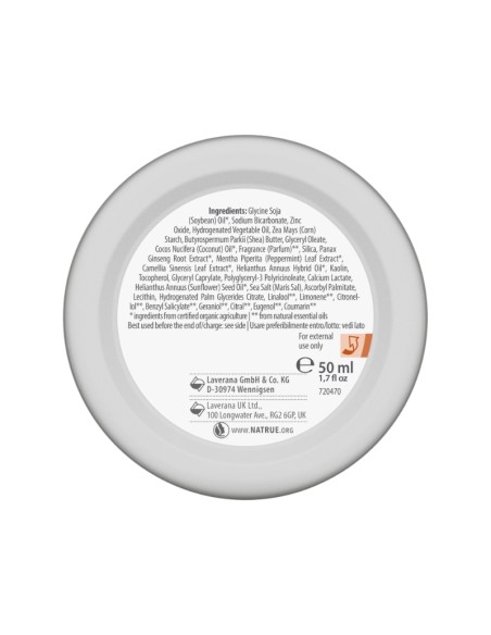 Desodorant natural crema 48h+ Strong & Natural lavera