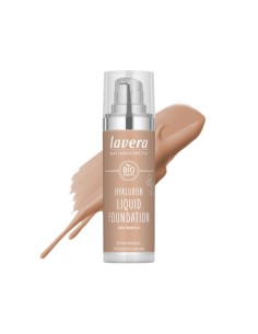 Maquillaje fluido hyaluron 04 cool honey lavera