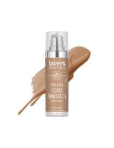 Maquillaje fluido hyaluron 06 warm almond lavera