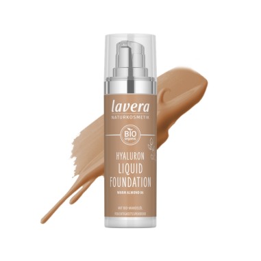 Maquillaje fluido hyaluron 06 warm almond lavera