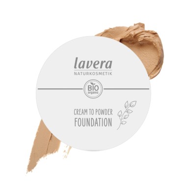 Maquillaje natural en crema polvo 02 Tanned lavera