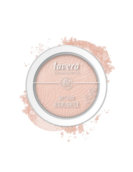 Iluminador polvo compacto 02 Aurora Glow Lavera – vista frontal