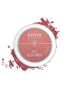 Colorete natural en polvo Velvet 02 Pink orchid lavera