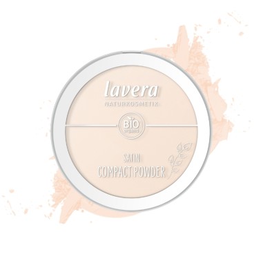 Maquillaje natural en polvo Satin 01 Light lavera