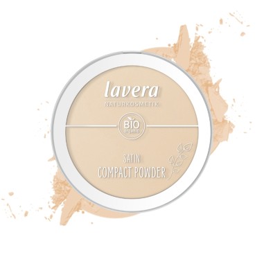 Maquillaje natural en polvo Satin 02 Medium lavera