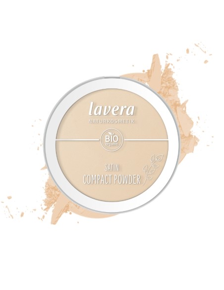 Maquillaje natural en polvo Satin 02 Medium lavera