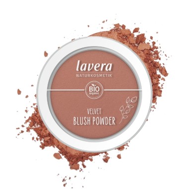 Colorete polvo Velvet 03 terracota nude lavera
