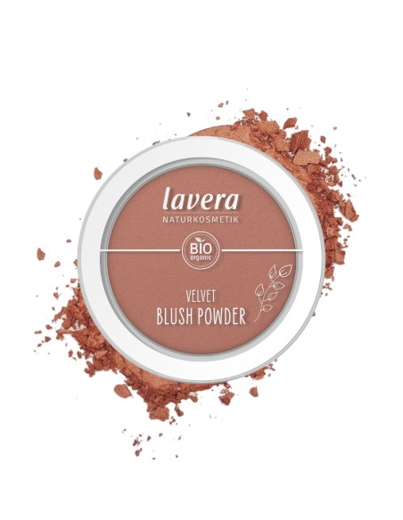 Colorete polvo Velvet 03 terracota nude lavera