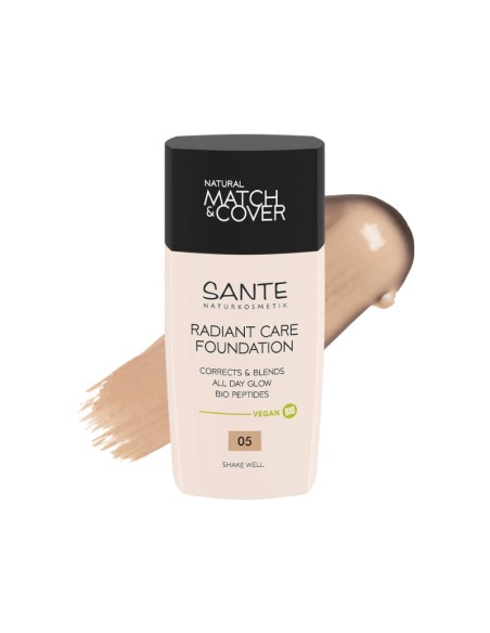 Maquillaje fluido radiant care 05 neutral beige Sante