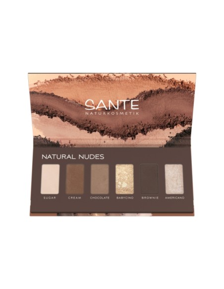 Sombra ojos paleta 6 colores nudy shades Sante