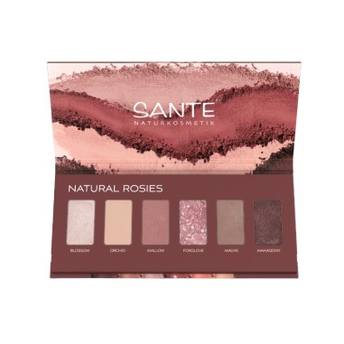 Sombra ojos paleta 6 colores rosy...