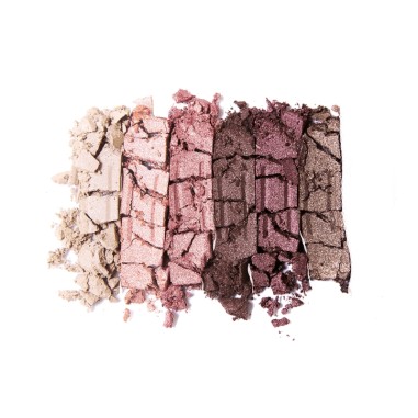 Sombra ojos paleta 6 colores rosy...