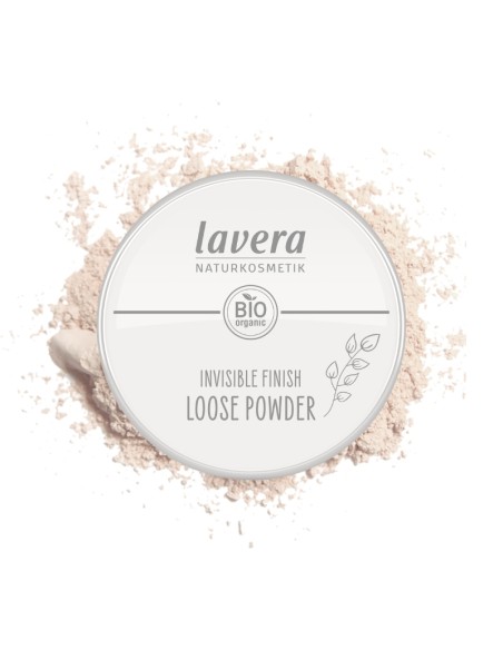 Polvos matificantes transparentes Invisible finish lavera