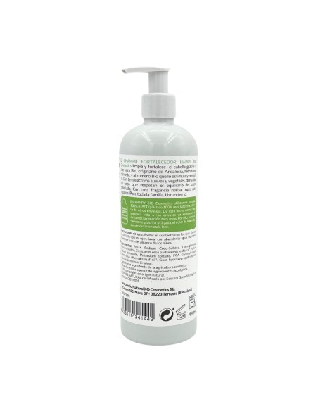 Xampú natural enfortidor romer & àloe vera BIO HAPPY BIO Cosmetics