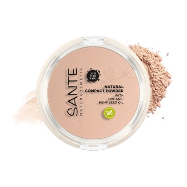 Maquillaje compacto 01 cool ivory Sante