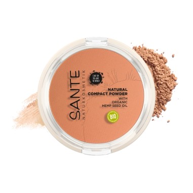 Maquillaje compacto 03 warm honey Sante
