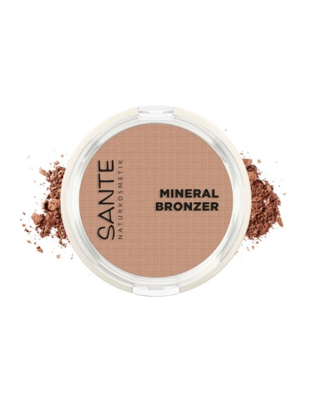 Maquillaje polvo mineral bronceador Sante