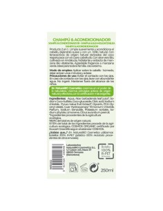 Champú & Acondicionador 2 en 1 Vitalidad Aloe Manzana NaturaBIO Cosmetics 2