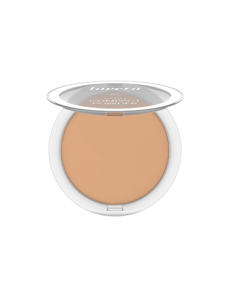 Maquillaje polvo compacto 04 medium Sand lavera