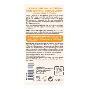 Loció corporal Nutritiva amb civada...