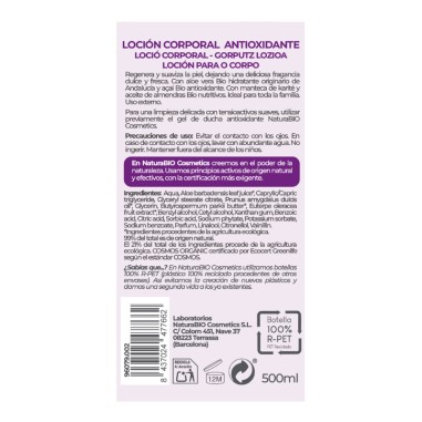 Loción corporal antioxidante aloe...