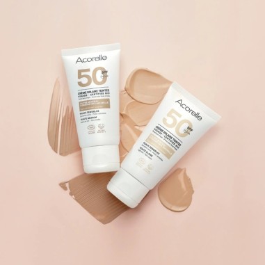Crema facial color medio SPF 50 Acorelle