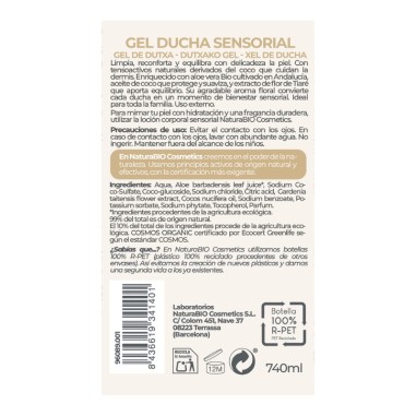 Gel de dutxa Sensorial flor de tiaré...