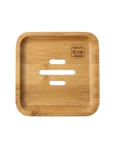 La Jabonera Bambú NaturaBIO Cosmetics permiten el goteo de agua de las pastillas de jabón.