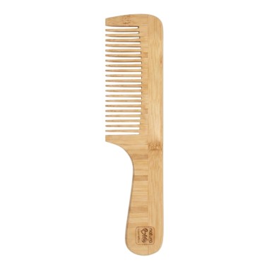 El Peine Con Mango Bambú NaturaBIO Cosmetics activa el crecimiento de tu cabello con material de bambú sostenible.