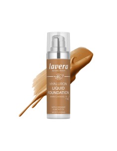 Maquillaje fluido Hyaluron 08 warm caramel lavera